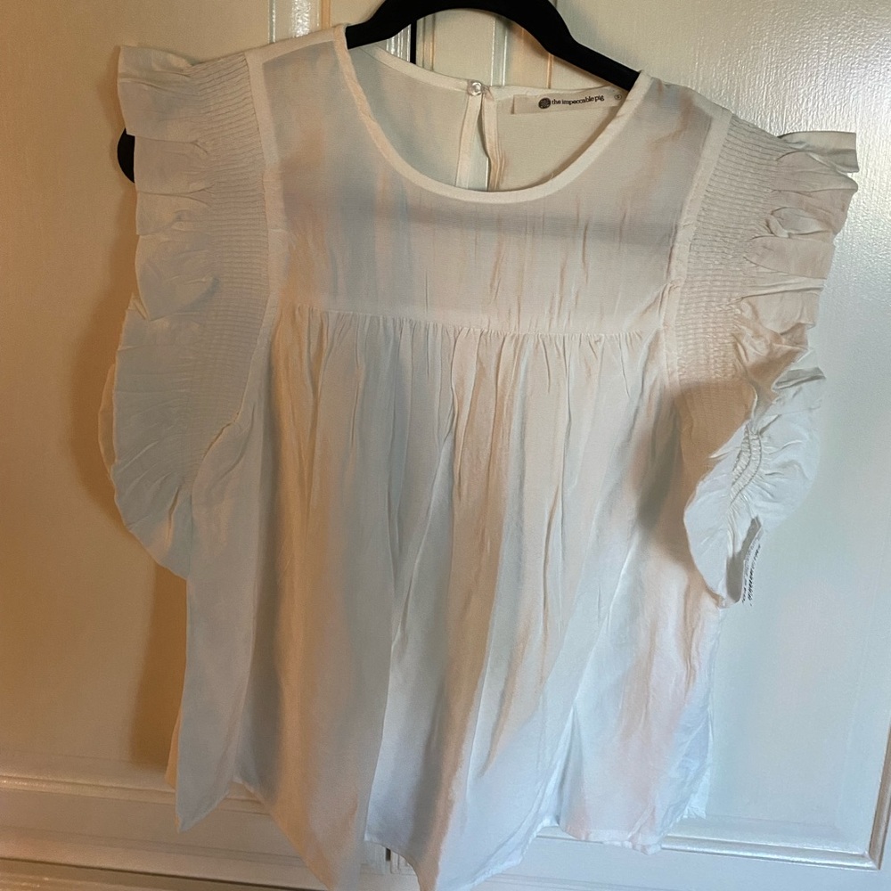 white light blouse